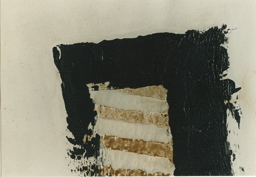 BATAILLE acrylique, terre, lavis, pigments, fusain,brou, marbre, papier21 x 302  2  97 ( 4 )