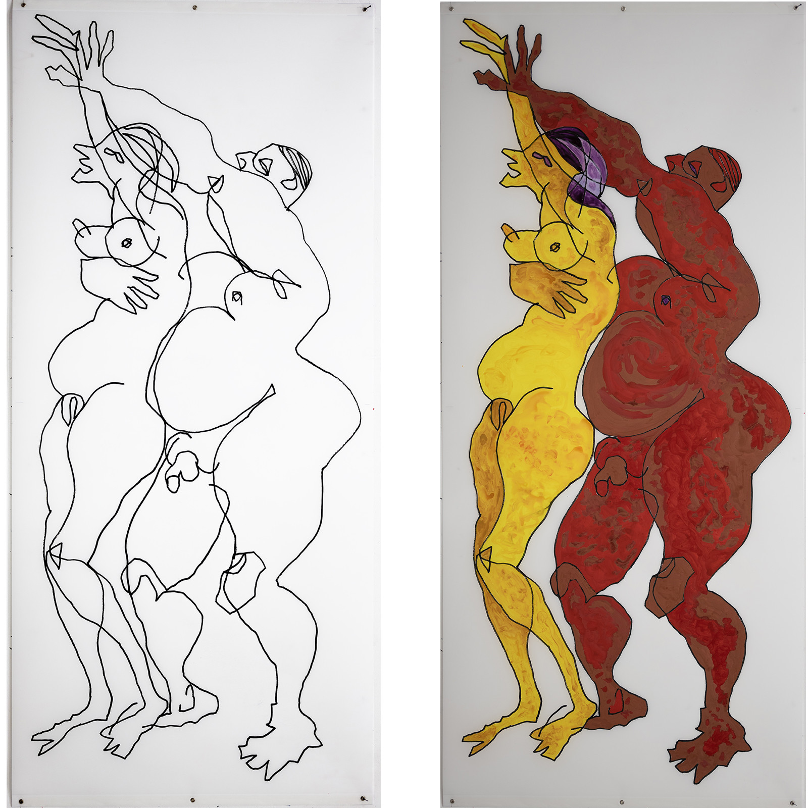 COUPLE COLONNE n° 22   D + M