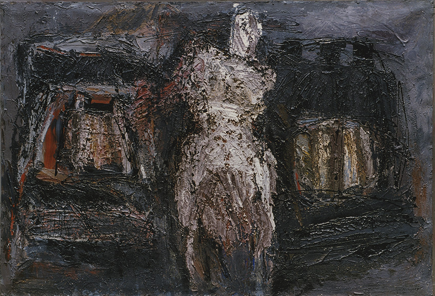 ARAGON 7terre, pigments, marbre, toile100 x 15010  90 à 5  91