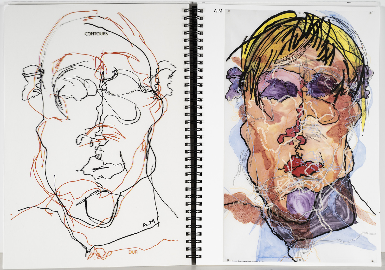 LIVRE PORTRAITS EN AVEUGLE