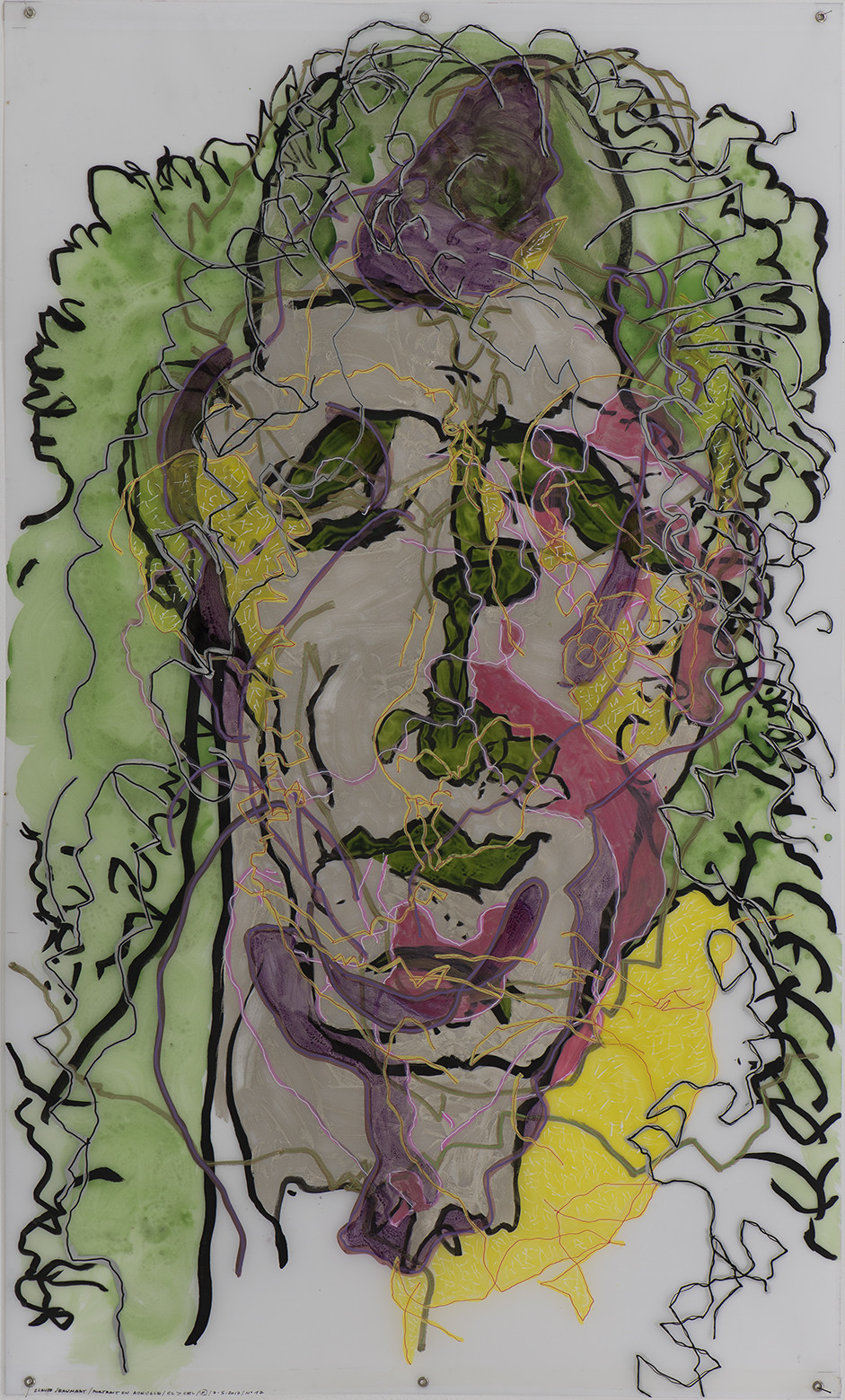 17 - CL  CE - PORTRAIT EN AVEUGLE -  FEMME