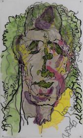 17 - CL  CE - PORTRAIT EN AVEUGLE -  FEMME