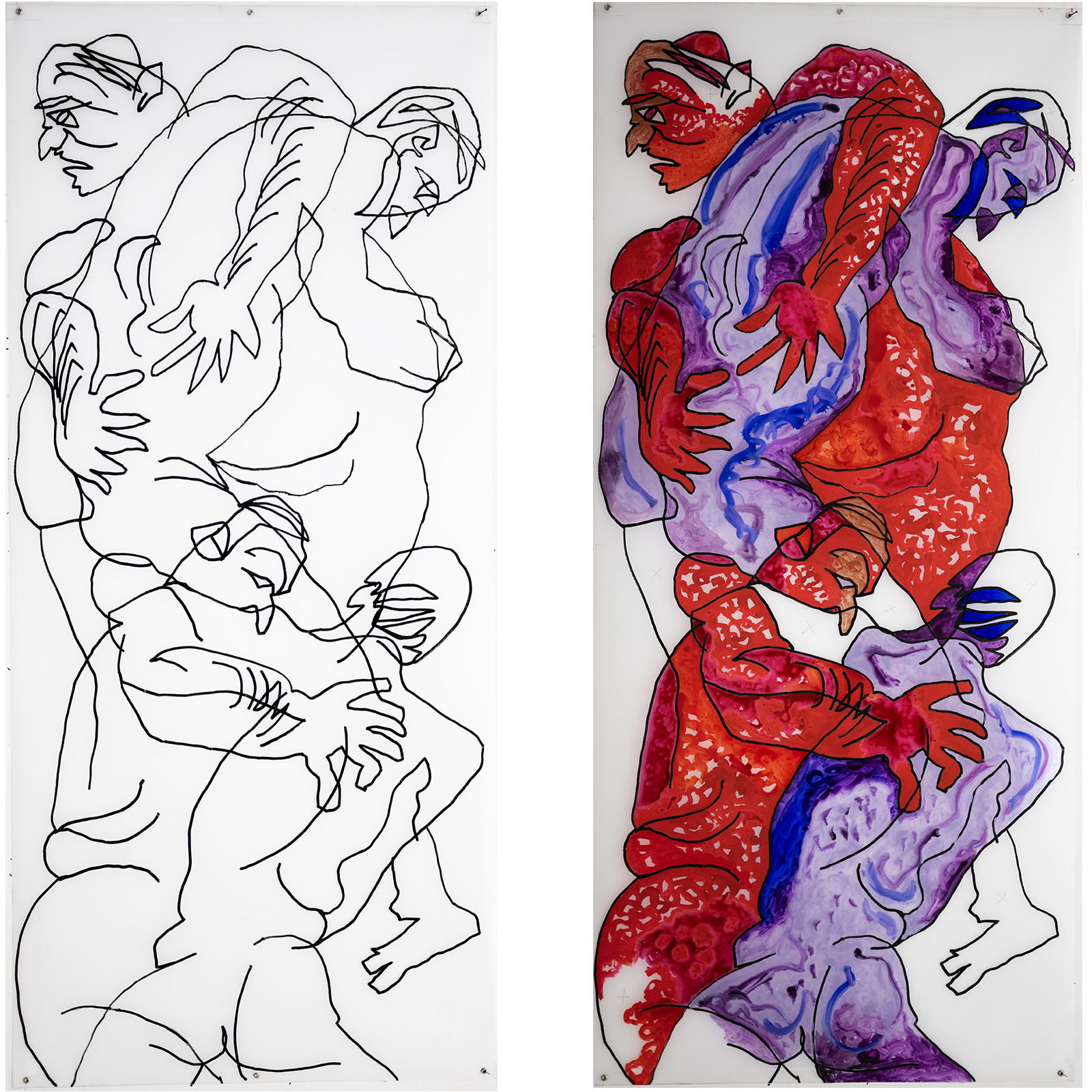 COUPLE COLONNE n° 21   M + CL