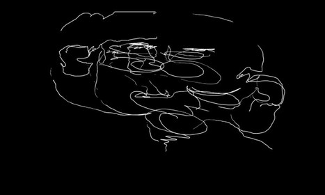 mon portrait par Hélène réalisé sur palette graphique