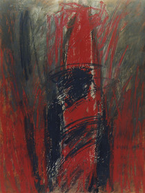 DE SARAGOSSE A BURGOS craies grasses, pigments, mines, papier65 x 504  90