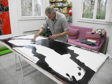 GRAND TRIPTYQUE n° 10 - ATLANTES : LUI, LES AUTRES