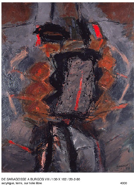 DE SARGASSE A BURGOS 7162 x 130acrylique sur toile libre20 - 2 - 1990
