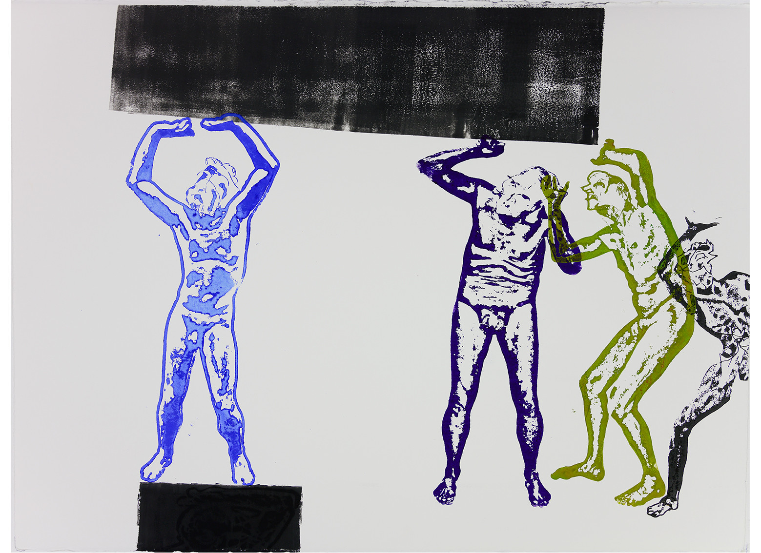 20 planches 55 x 77   papier pour eau forte   impression de lino gravures   encres Schmincke   impression au pied   Mai 2019