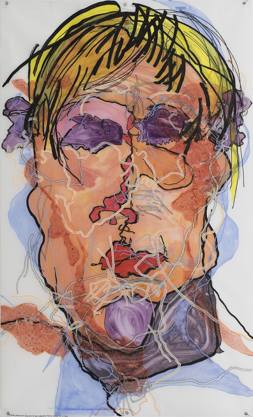 12 - CL  A.M   - PORTRAIT EN AVEUGLE -  FEMME