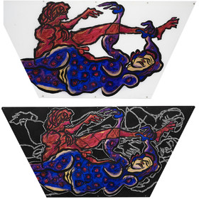 COUPLE COLONNE n° 25   JEANNE