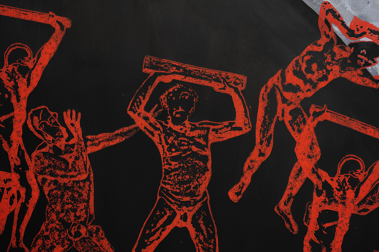 GRAND TRIPTYQUE n° 9   ATLANTES ET COSMOS