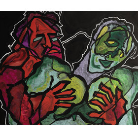 COUPLE COLONNE n° 18   DANIELLE