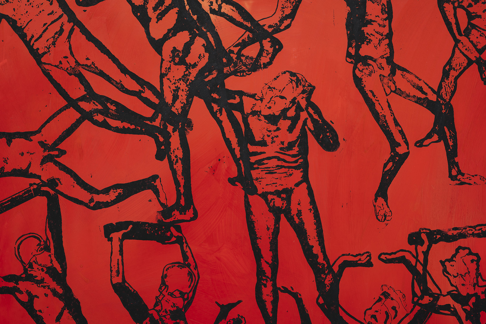 GRAND TRIPTYQUE n° 9   ATLANTES ET COSMOS