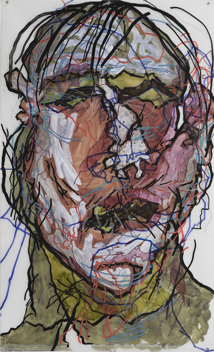 13 - CL  J.L  - PORTRAIT EN AVEUGLE - HOMME